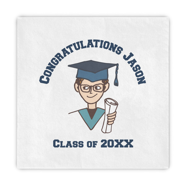 Custom Graduating Students Decorative Paper Napkins (Personalized)