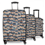 Graduating Students 3 Piece Luggage Set - 20" Carry On, 24" Medium Checked, 28" Large Checked (Personalized)