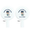 Graduating Students White Plastic 7" Stir Stick - Double Sided - Round - Front & Back