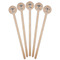 Graduating Students Wooden 6" Stir Stick - Round - Fan View