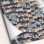 Graduating Students Wrapping Paper Sheets - Single-Sided - 20" x 28" (Personalized)