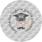 Hipster Graduate Multipurpose Round Labels - 1" (Personalized)