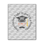 Hipster Graduate Wood Print - 11x14 (Personalized)