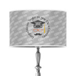 Hipster Graduate 12" Drum Lamp Shade - Poly-film (Personalized)