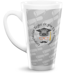 Hipster Graduate Latte Mug (Personalized)