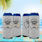 Hipster Graduate 16oz Can Sleeve - Set of 4 - LIFESTYLE