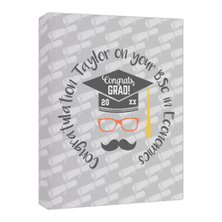 Hipster Graduate Canvas Print - 16x20 (Personalized)