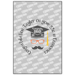 Hipster Graduate Wood Print - 20x30 (Personalized)