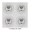 Hipster Graduate 4" Multipurpose Round Labels - Sheet