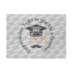 Hipster Graduate 5' x 7' Patio Rug (Personalized)