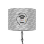 Hipster Graduate 8" Drum Lamp Shade - Fabric (Personalized)