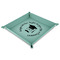 Hipster Graduate 9" x 9" Teal Leatherette Snap Up Tray - MAIN