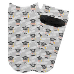 Hipster Graduate Adult Ankle Socks (Personalized)