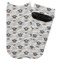 Hipster Graduate Adult Ankle Socks - Single Pair - Front and Back