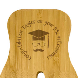 Hipster Graduate Bamboo Salad Mixing Hand (Personalized)