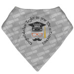 Hipster Graduate Bandana Bib (Personalized)