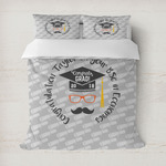 Hipster Graduate Duvet Cover (Personalized)