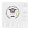 Hipster Graduate Embossed Decorative Napkins (Personalized)