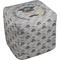 Hipster Graduate Cube Pouf Ottoman (Bottom)