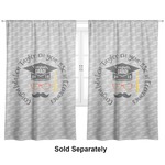 Hipster Graduate Curtain Panel - Custom Size (Personalized)