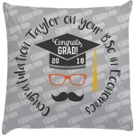 Hipster Graduate Decorative Pillow Case (Personalized)