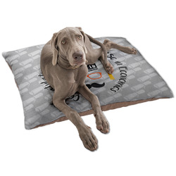 Hipster Graduate Dog Bed - Large w/ Name or Text