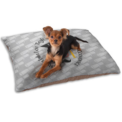 Hipster Graduate Dog Bed - Small w/ Name or Text