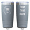 Hipster Graduate Gray Polar Camel Tumbler - 20oz - Double Sided - Approval