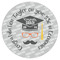 Hipster Graduate Icing Circle - Large - Single