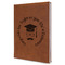 Hipster Graduate Leather Sketchbook - Large - Single Sided - Angled View