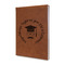 Hipster Graduate Leather Sketchbook - Small - Double Sided - Angled View