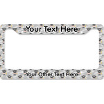 Hipster Graduate License Plate Frame - Style B (Personalized)