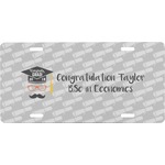 Hipster Graduate Front License Plate (Personalized)