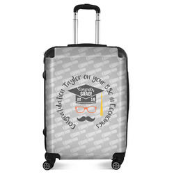 Hipster Graduate Suitcase - 24" Medium - Checked (Personalized)