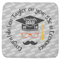 Hipster Graduate Memory Foam Bath Mat - 48"x48" (Personalized)