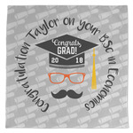 Hipster Graduate Microfiber Dish Towel (Personalized)