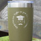 Hipster Graduate Olive Polar Camel Tumbler - 20oz - Close Up