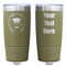 Hipster Graduate Olive Polar Camel Tumbler - 20oz - Double Sided - Approval