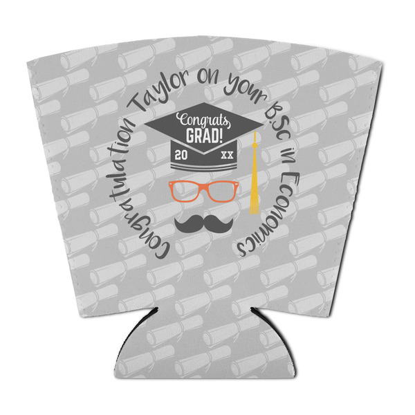 Custom Hipster Graduate Party Cup Sleeve - with Bottom (Personalized)