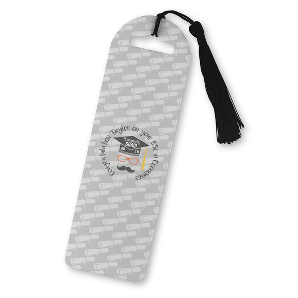 Custom Hipster Graduate Plastic Bookmark (Personalized)