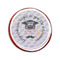 Hipster Graduate Printed Icing Circle - Small - On Cookie