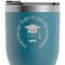 Hipster Graduate RTIC Tumbler - Dark Teal - Close Up