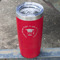 Hipster Graduate Red Polar Camel Tumbler - 20oz - Angled