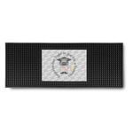 Hipster Graduate Rubber Bar Mat (Personalized)