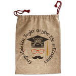 Hipster Graduate Santa Sack - Front (Personalized)