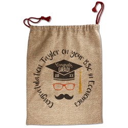 Hipster Graduate Santa Sack - Front (Personalized)