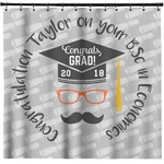 Hipster Graduate Shower Curtain - Custom Size (Personalized)