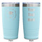 Hipster Graduate Teal Polar Camel Tumbler - 20oz -Double Sided - Approval