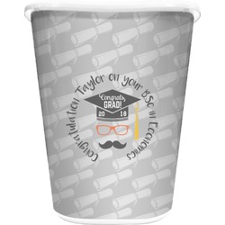 Hipster Graduate Waste Basket (Personalized)