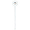 Hipster Graduate White Plastic 7" Stir Stick - Round - Single Stick